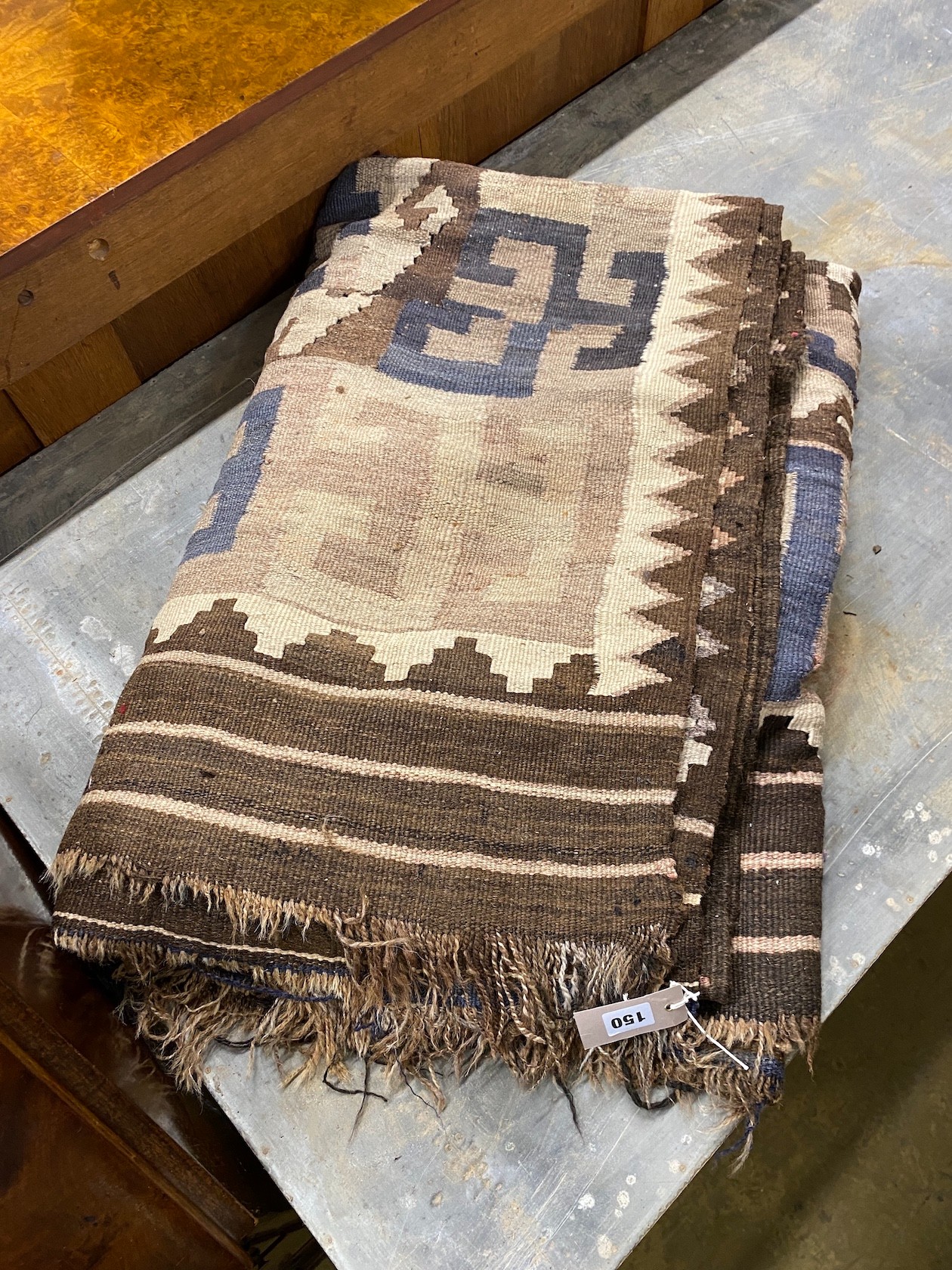 A Kilim polychrome flatweave carpet, 285 x 195cm